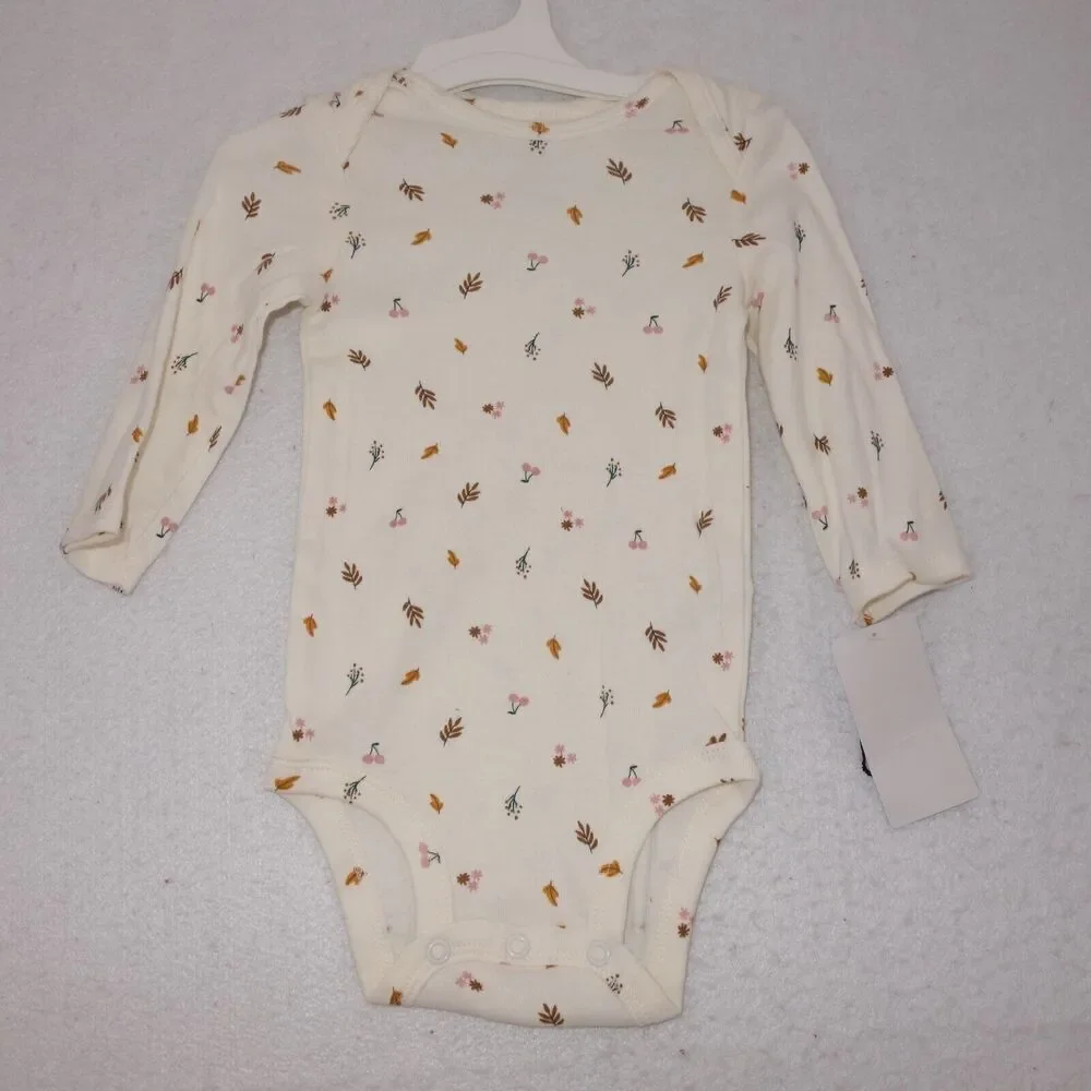 NEW Carter's Just One You Corduroy Romper Dress w/ Long Sleeve Shirt 6 Months